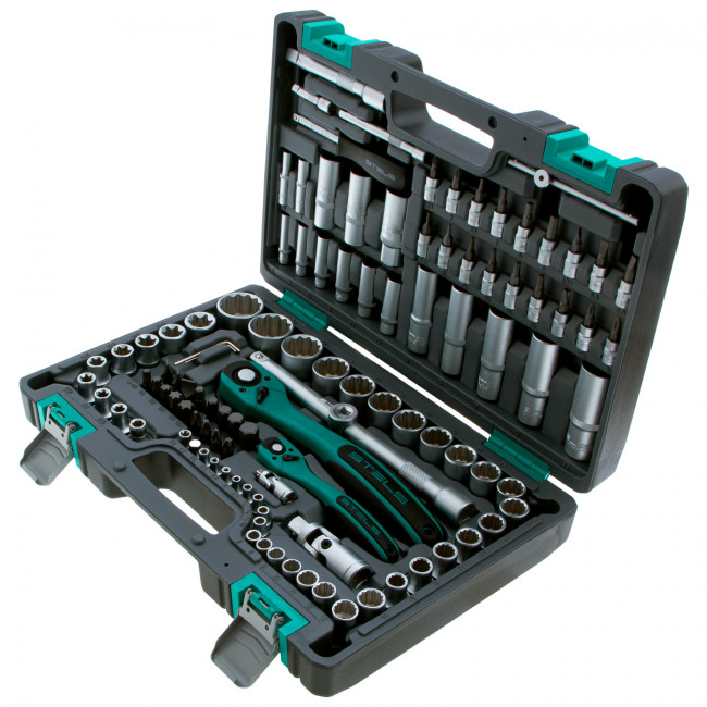 Набор инструментов 1/2", 1/4", CrV 109 предмета Stels