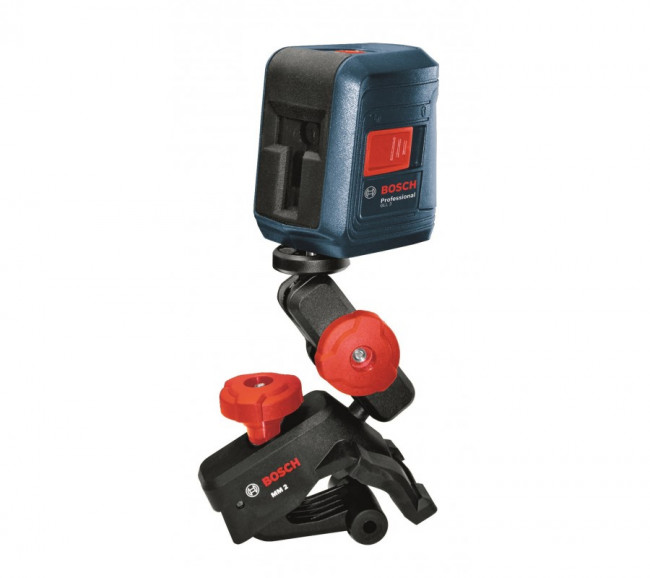 Лазерный уровень BOSCH GLL 2 с держателем MM2 Лазерный уровень BOSCH GLL 2 с держателем MM2