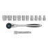 Набор торцевых головок 1/2", CrV, 12 предметов Gross