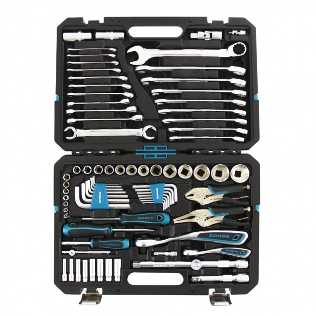 Набор инструментов 1/4", 1/2", CrV 78 предметов Gross