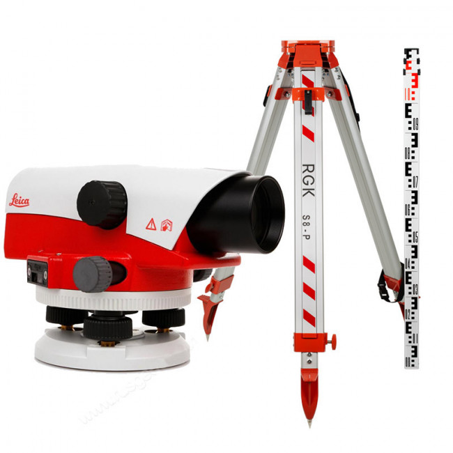 Комплект оптический нивелир Leica NA 720 с поверкой штатив рейка - 3 в 1 Комплект оптический нивелир Leica NA 720 с поверкой штатив рейка - 3 в 1
