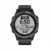 Часы Garmin Fenix 6 Pro Solar серые с черным ремешком