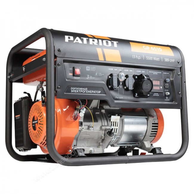Бензиновый генератор Patriot GP 6510 Бензиновый генератор Patriot GP 6510