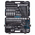 Набор инструментов 1/2", 3/8", 1/4" CrV 216 предметов Gross