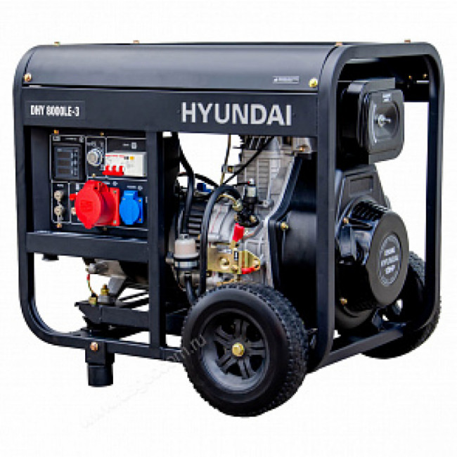 Дизельный генератор Hyundai DHY 8000LE-3 Дизельный генератор Hyundai DHY 8000LE-3