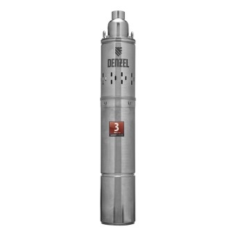 Скважинный насос DWS-4-100, винтовой, диаметр 4", 800 Вт, 1700 л/ч, напор 100 м Denzel Скважинный насос DWS-4-100, винтовой, диаметр 4", 800 Вт, 1700 л/ч, напор 100 м Denzel