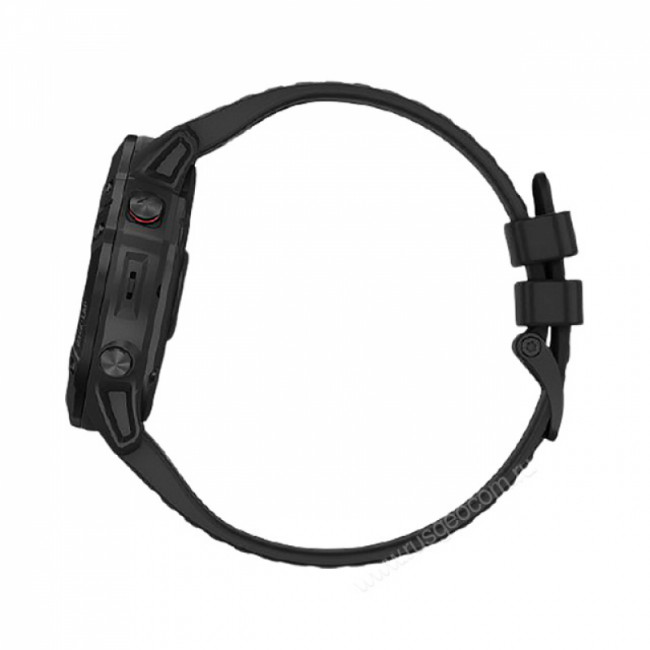 Часы Garmin Fenix 6X Pro черные с черным ремешком Часы Garmin Fenix 6X Pro черные с черным ремешком