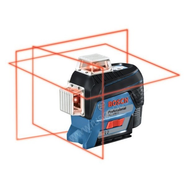 Лазерный уровень Bosch GLL 3-80 C + BM 1 + GBA 12V + LR 7 (0.601.063.R05)