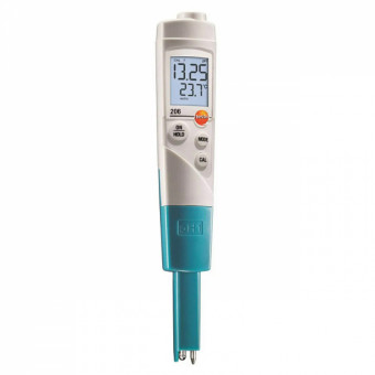 Карманный pH-метр Testo 206 pH1 с поверкой Карманный pH-метр Testo 206 pH1 с поверкой