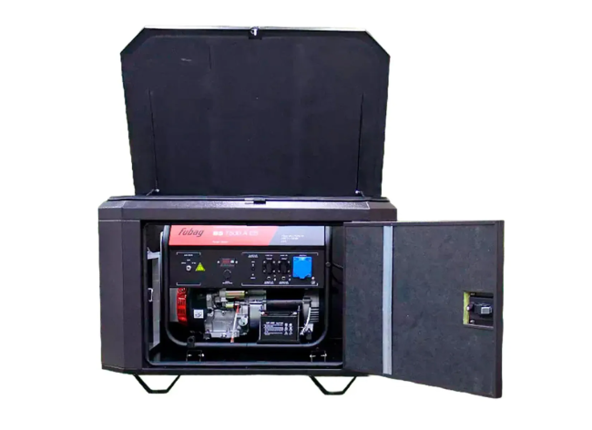 Дизельный генератор AMO ADG 5500E + кожух для генератора 1200-Optimal (тихий)
