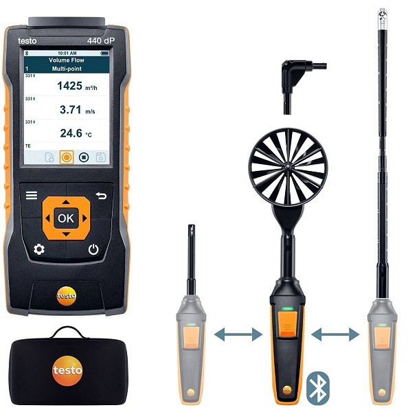 Комплект Testo 440dP для вентиляции №2