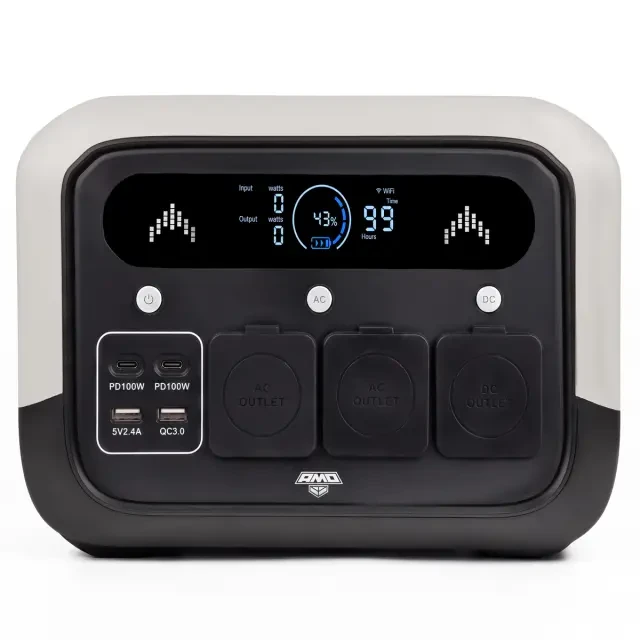 Портативная электростанция AMO PS 700 Pro белая