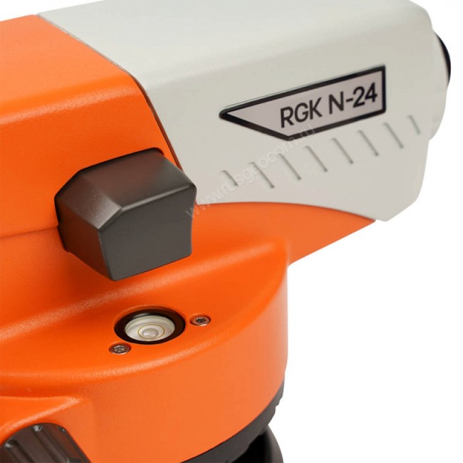 Комплект оптический нивелир RGK N-24 с поверкой + штатив S6-N + рейка AMO S3