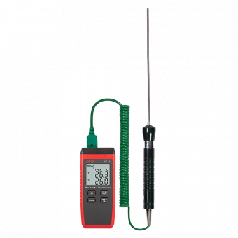 Термометр RGK CT-12 с погружным зондом температуры TR-10W с поверкой