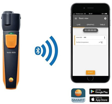 Смарт-зонд ИК-термометр Testo 805i