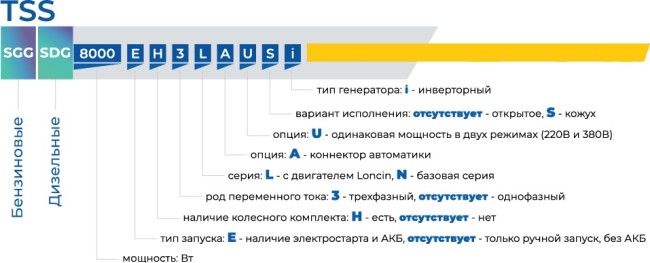 Дизельный генератор TSS SDG 14000EHA