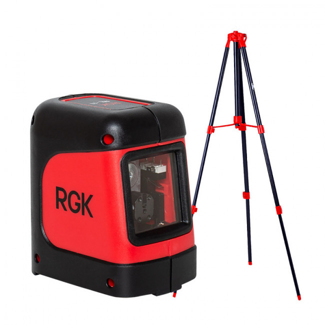 Комплект: лазерный уровень RGK ML-11 + штатив AMO A160 Комплект: лазерный уровень RGK ML-11 + штатив AMO A160