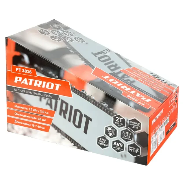 Цепная бензиновая пила Patriot PT 3816 Цепная бензиновая пила Patriot PT 3816