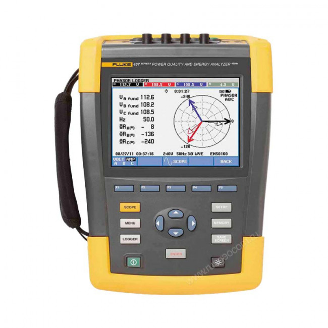 Анализатор качества электроэнергии Fluke 437 II 400HZ Анализатор качества электроэнергии Fluke 437 II 400HZ